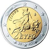 2 Euros Grèce